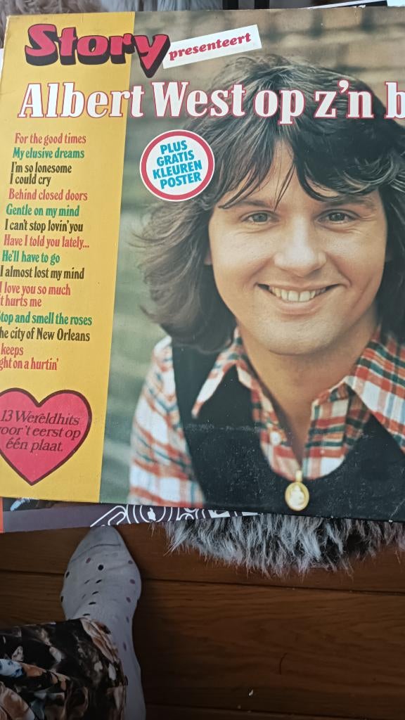 Lp Albert West op zijn best, Cd's en Dvd's, Vinyl | Pop, Ophalen, Gebruikt, 1970 - 1979, 12 inch
