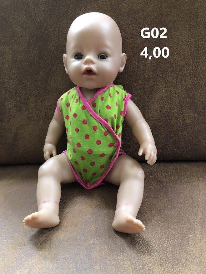 Poppenkleertjes baby born. Rompertje. Opbrengst KiKa., Kinderen en Baby's, Ophalen, Nieuw, Babypop
