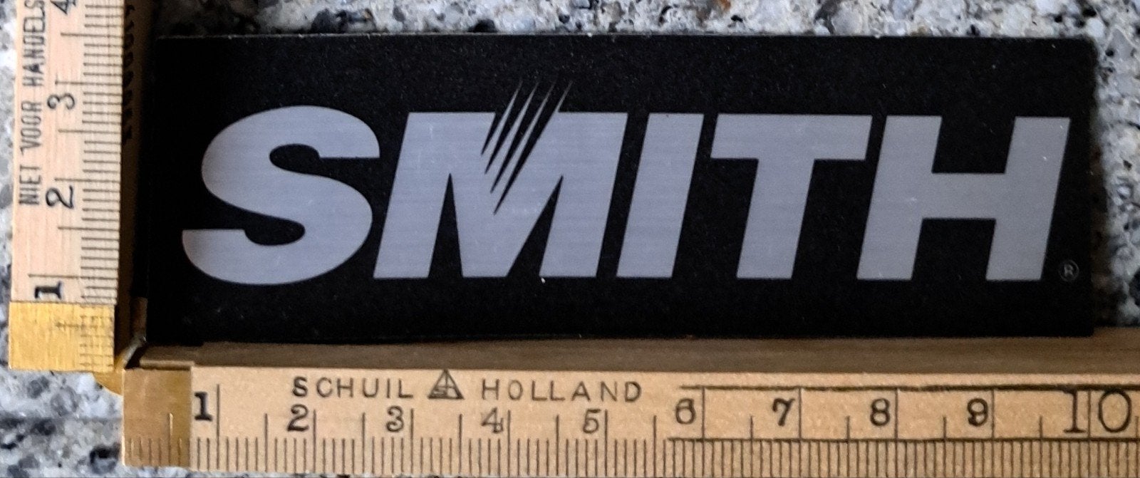 Vintage sticker Smith Optics ski motorcross zonnebril, Ophalen of Verzenden, Zo goed als nieuw, Merk