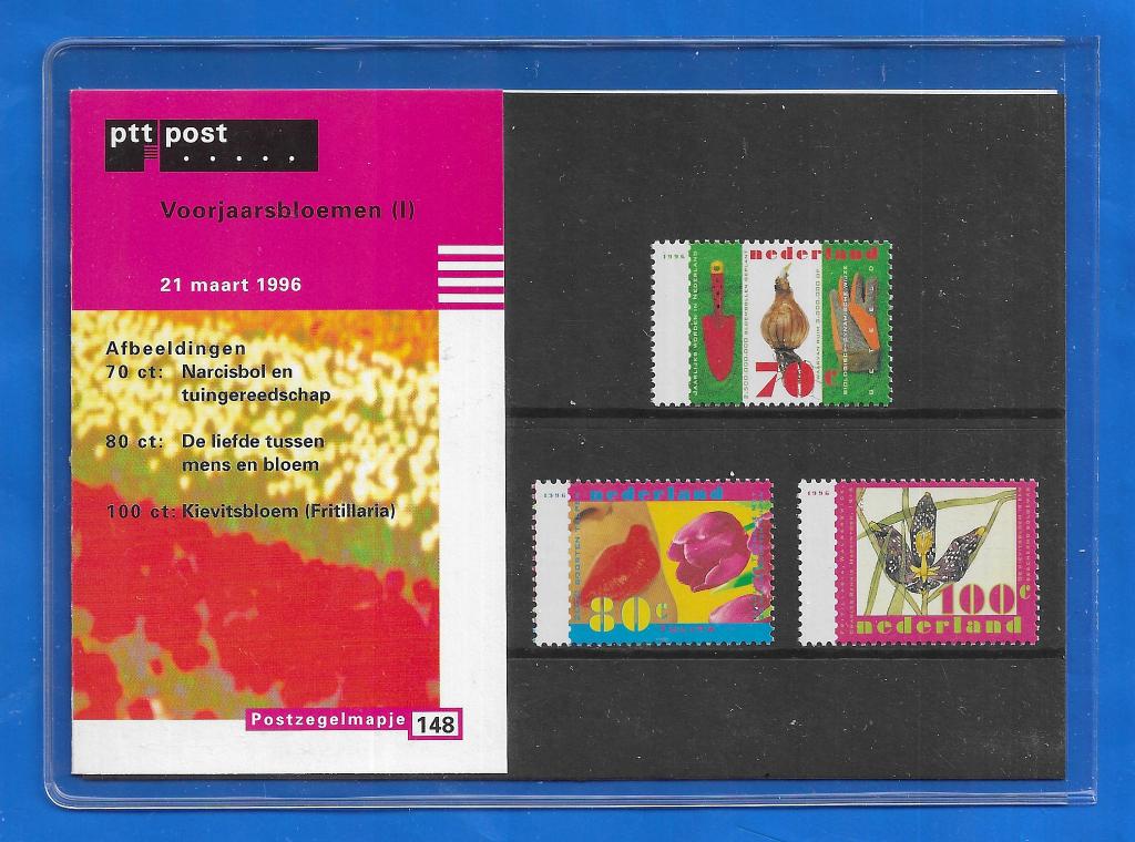 Postzegelmapje 148 - Voorjaarsbloemen ( I ), Verzenden, T/m 1940, Postfris