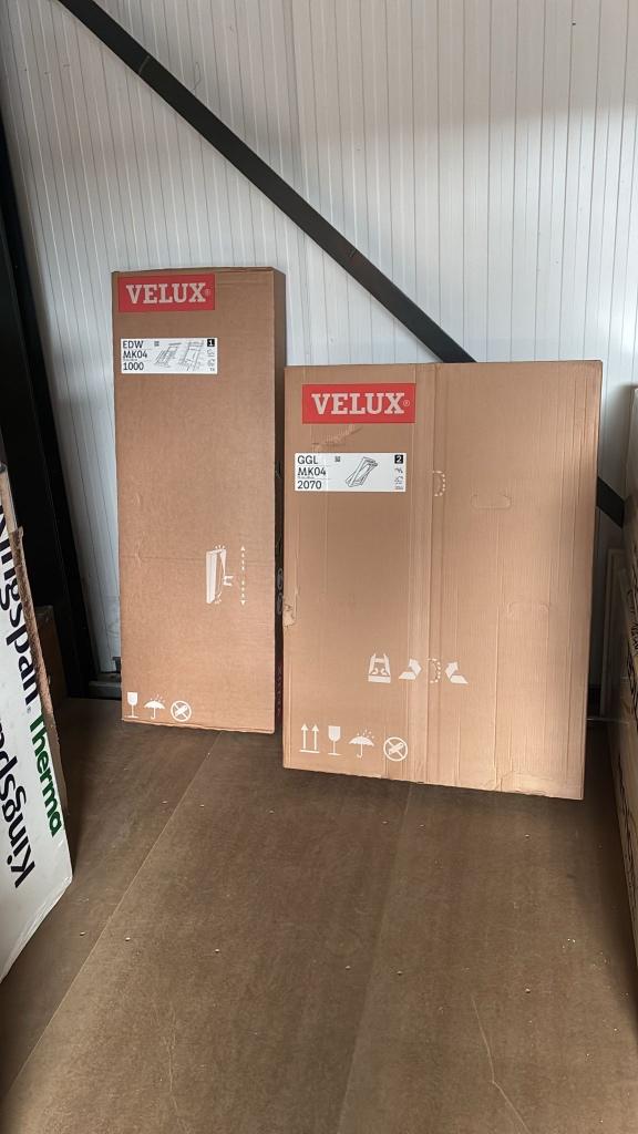 Velux Dakraam GGL MK04 wit gelakt 78X98 CM Incl. gootstukken, Doe-het-zelf en Verbouw, Ophalen, Minder dan 80 cm, 80 tot 120 cm