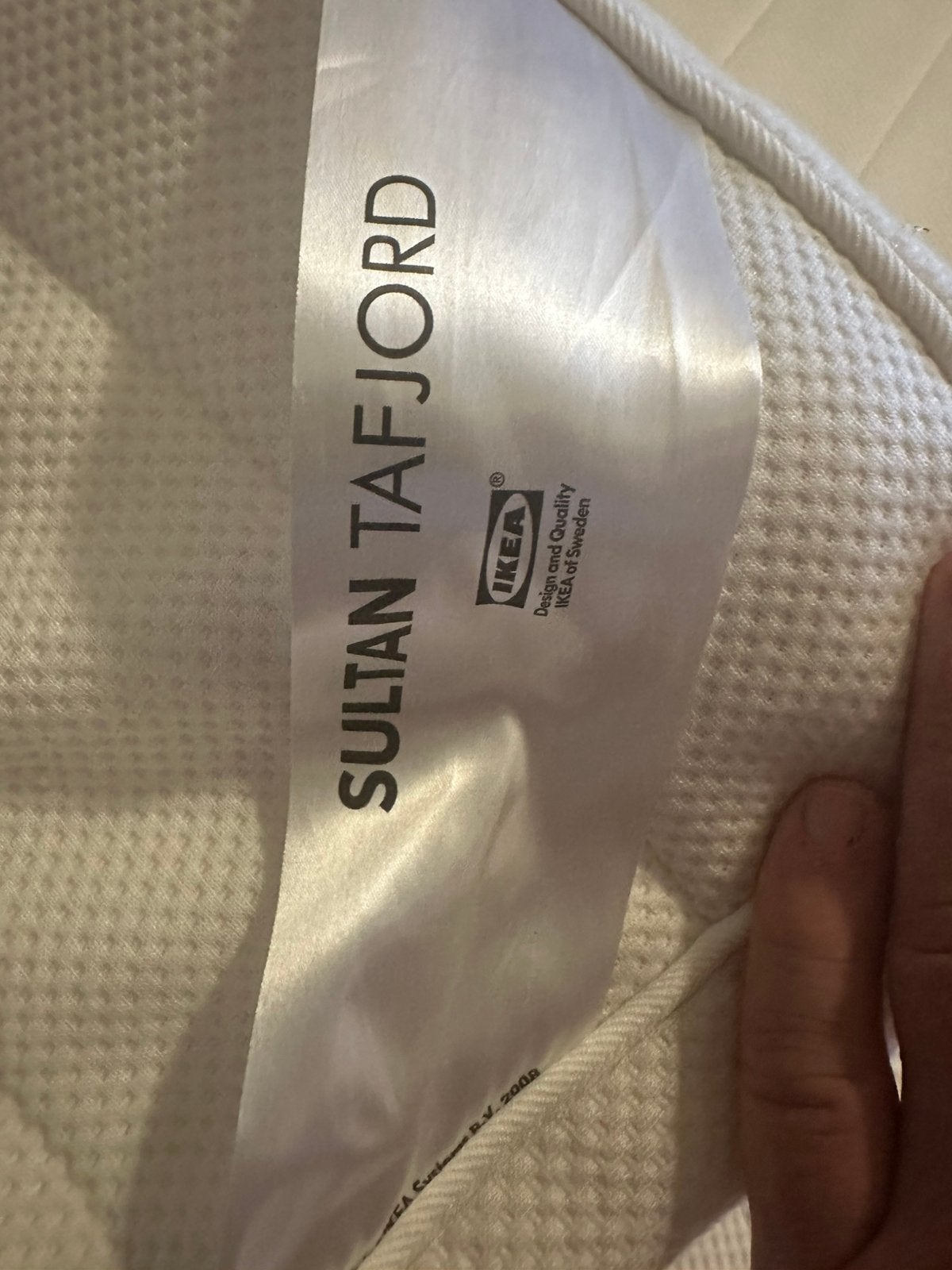 Matras topper Ikea 180 x 200 cm, Ophalen, Tweepersoons, Zo goed als nieuw, Matras