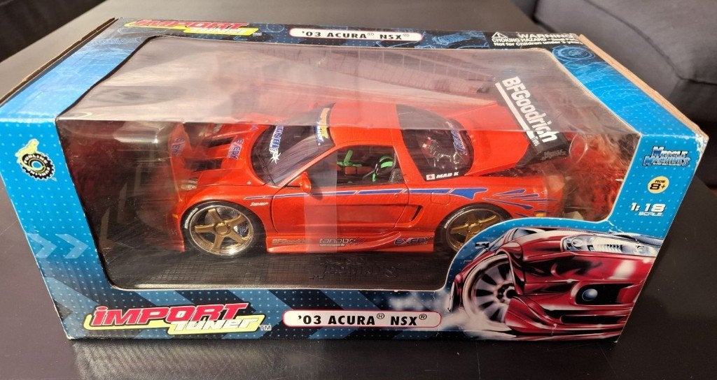 Acura/Honda NSX Model 1/18 Import Tuner (Nieuw in Doos), Hobby en Vrije tijd, Modelauto's | 1:18, Ophalen of Verzenden, Nieuw
