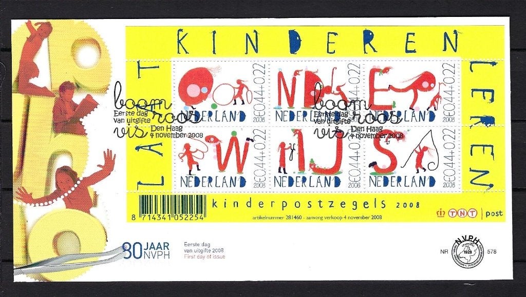 FDC NVPH E578 onbeschreven, Postzegels en Munten, Ophalen of Verzenden, Onbeschreven, Nederland