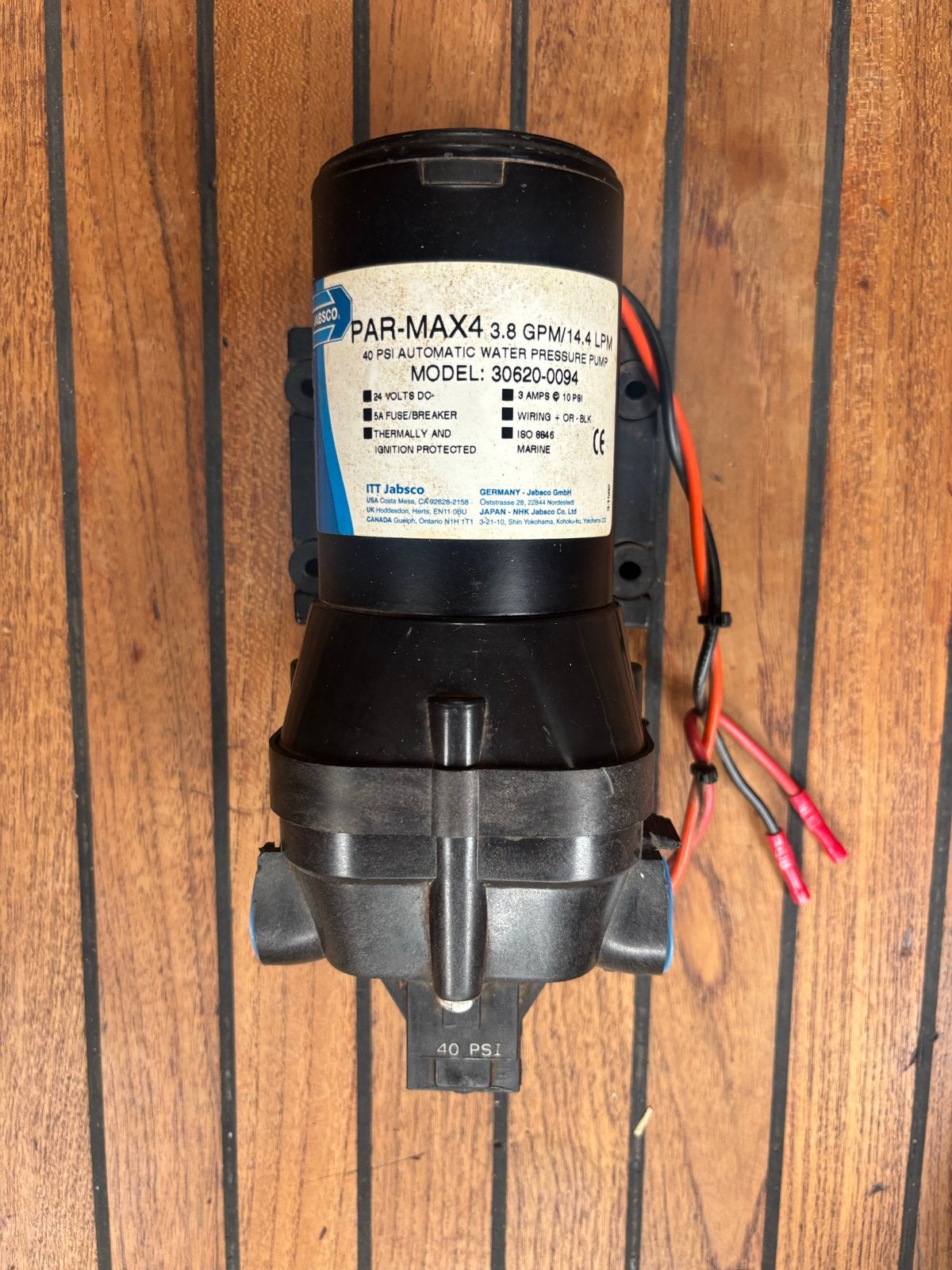 Jabsco PAR-MAX 4 Automatische Waterpomp 12V, Ophalen of Verzenden, Gebruikt, Kombuis en Sanitair