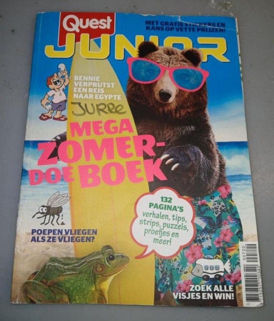 Quest Junior Mega Zomer Doe Boek - Puzzels, Verhalen, Ophalen of Verzenden, Zo goed als nieuw, Quest Junior Redactie, Non-fictie
