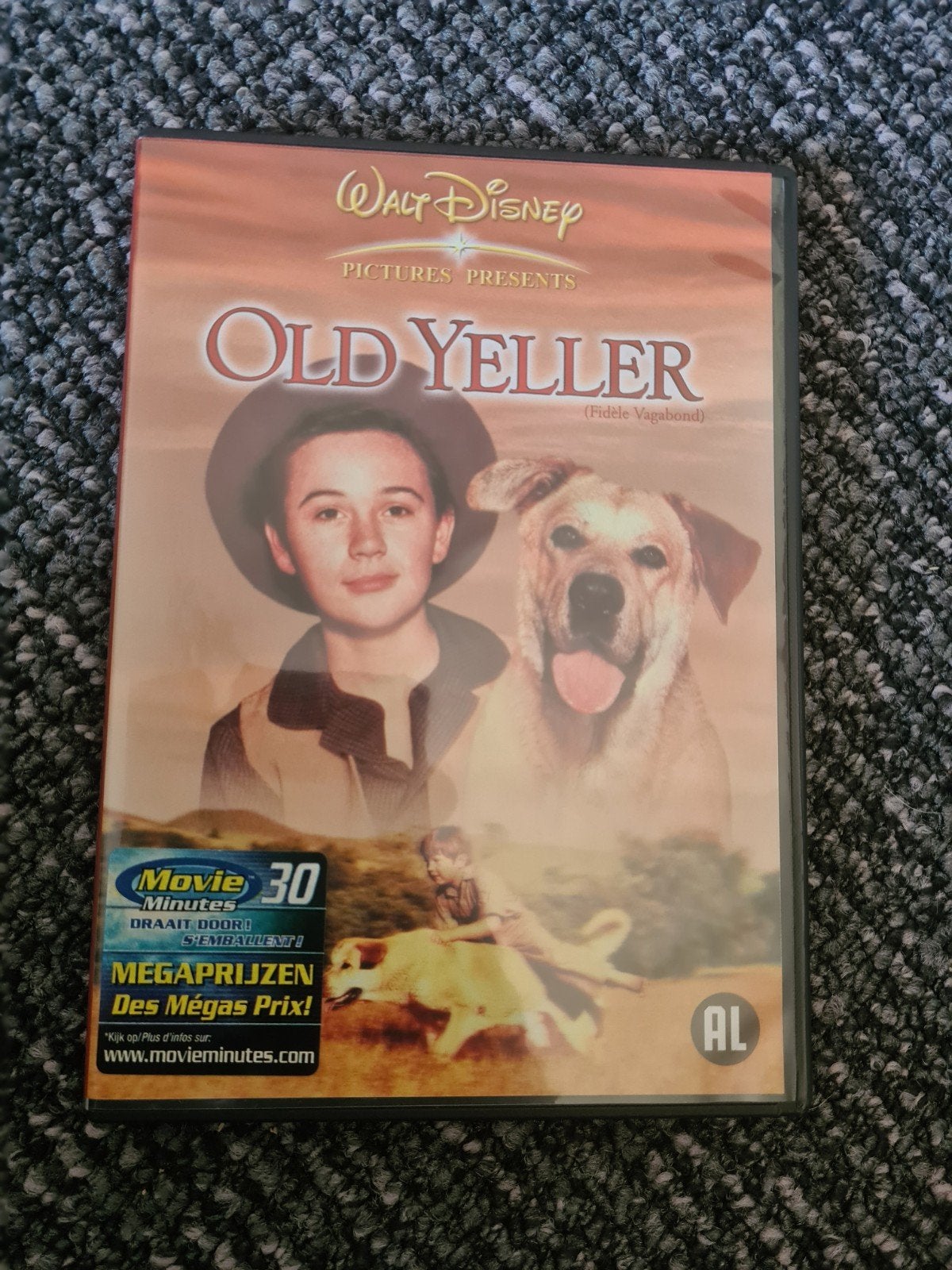 Walt Disney's Old Yeller DVD - Klassieke Familiefilm, Nederlands, Alle leeftijden, Ophalen of Verzenden, Zo goed als nieuw