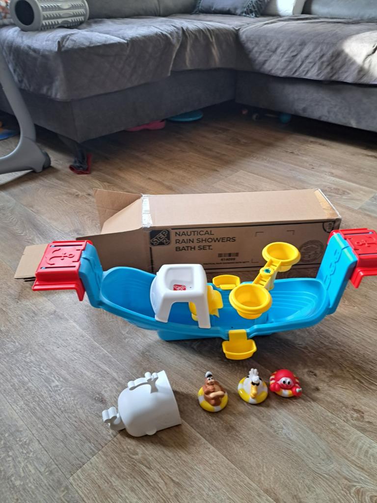 Step2 Boot nautical rain shower Badset - Nieuw in doos, Ophalen of Verzenden, Nieuw