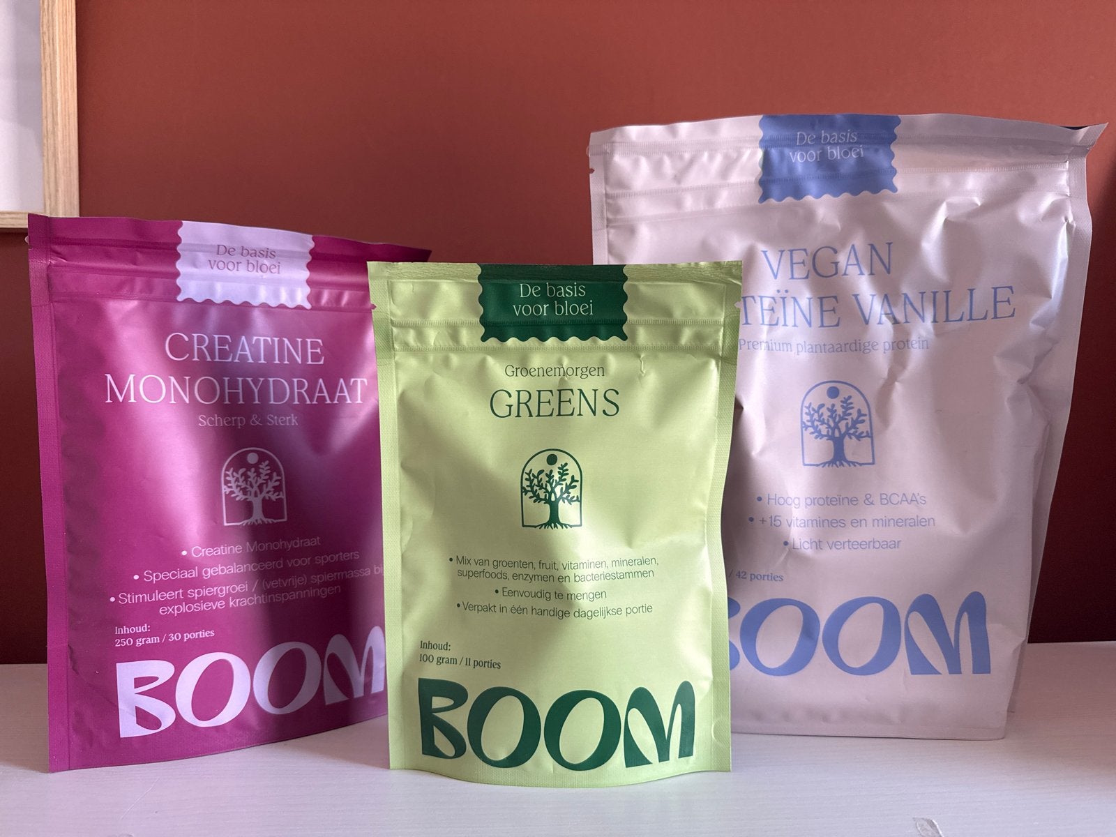 Boom Supplementen: Creatine, Greens, Vegan Proteïne, Sport en Fitness, Ophalen of Verzenden, Nieuw, Poeder of Drank
