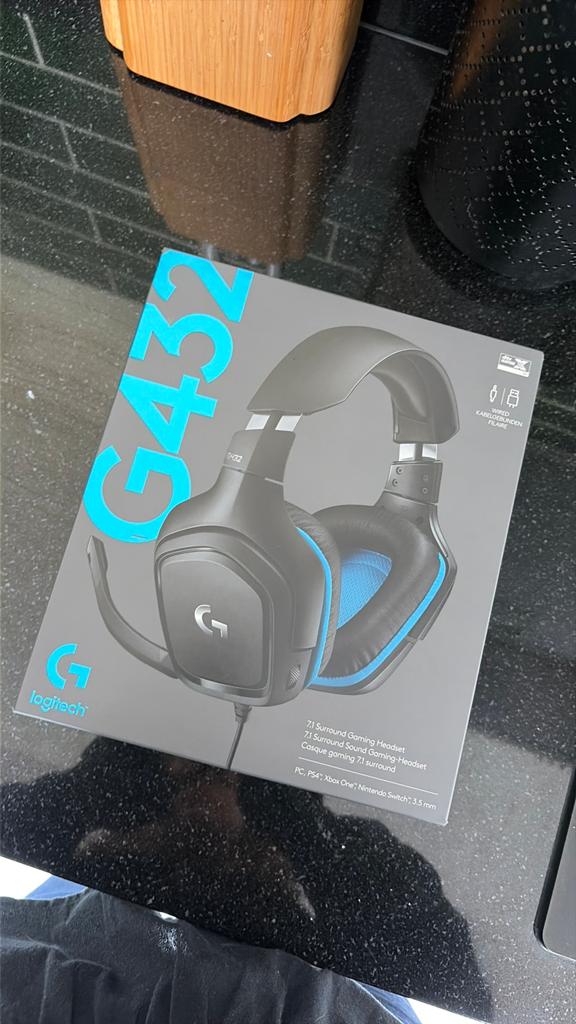 Volledig nieuwe G432 Logitech Gaming Headset, Computers en Software, Headsets, Nieuw, Ophalen of Verzenden, Over-ear, Gaming headset