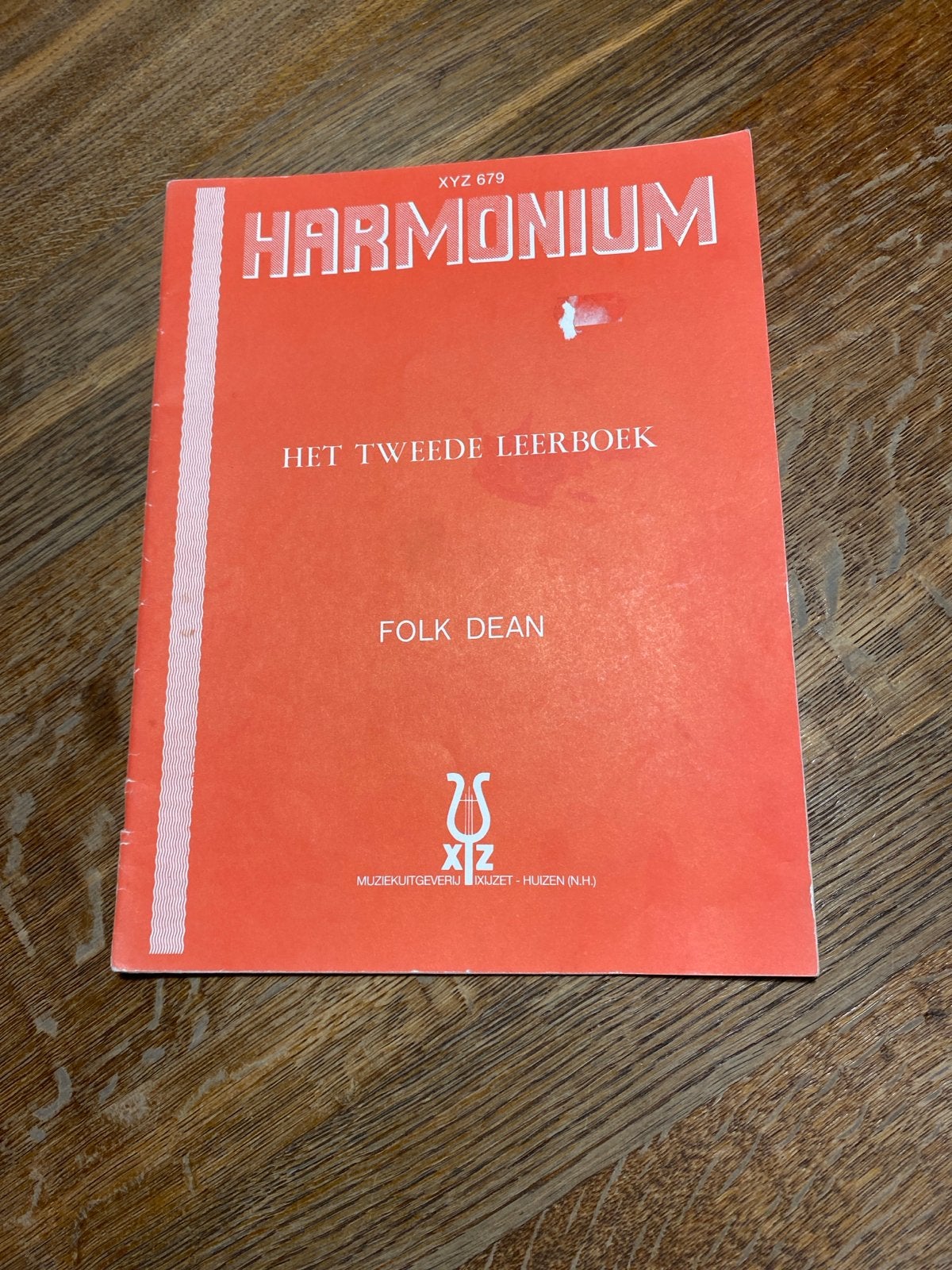 Harmonium Het Tweede Leerboek - Folk Dean (XYZ 679), Gebruikt, Overige genres, Les of Cursus, Overige instrumenten