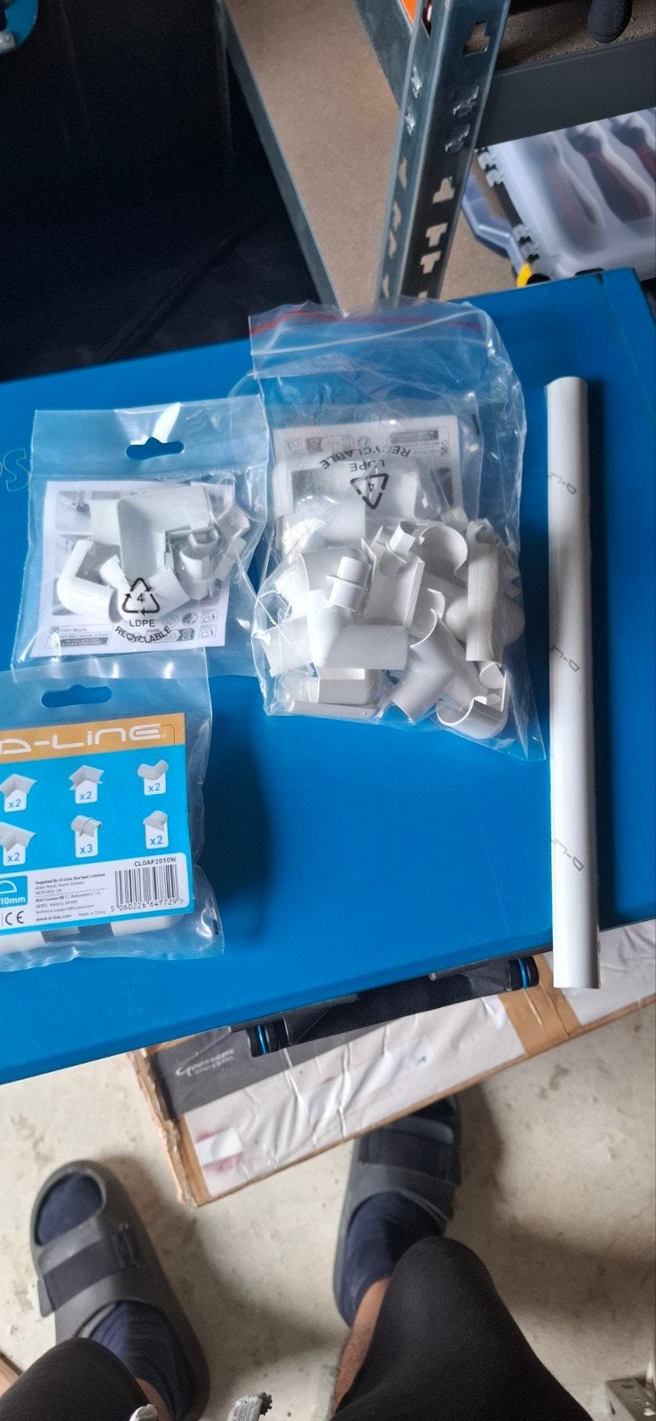 D-Line kabelgoot accessoires voor 10 mm kabelgoot, Ophalen of Verzenden, Nieuw, Overige merken, Overige typen