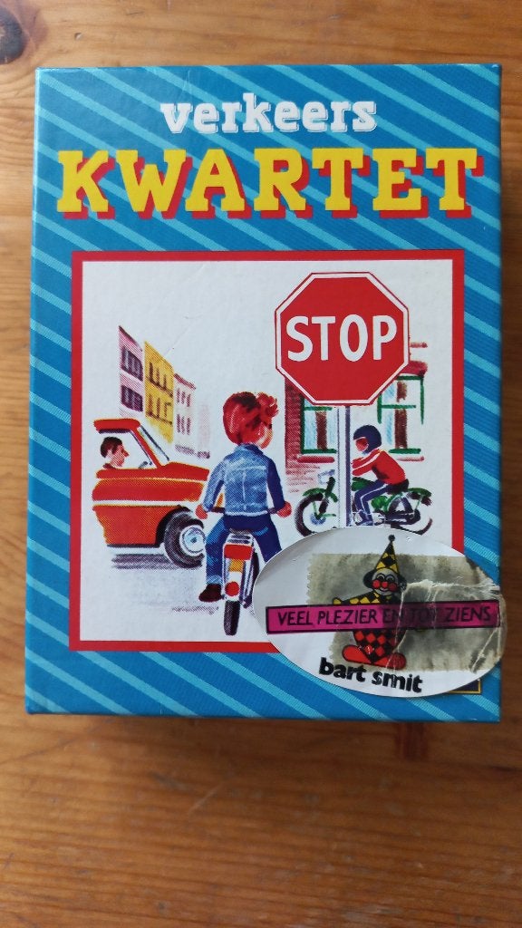 Verkeers kwartet spel, Ophalen of Verzenden, Zo goed als nieuw, Kwartet(ten)