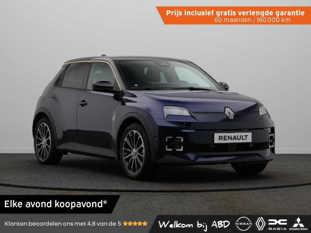 Renault 5 comfort range techno 52 kWh | Vijf jaar garantie |, Auto's, Renault, Bedrijf, Te koop, ABS, Achteruitrijcamera, Adaptive Cruise Control