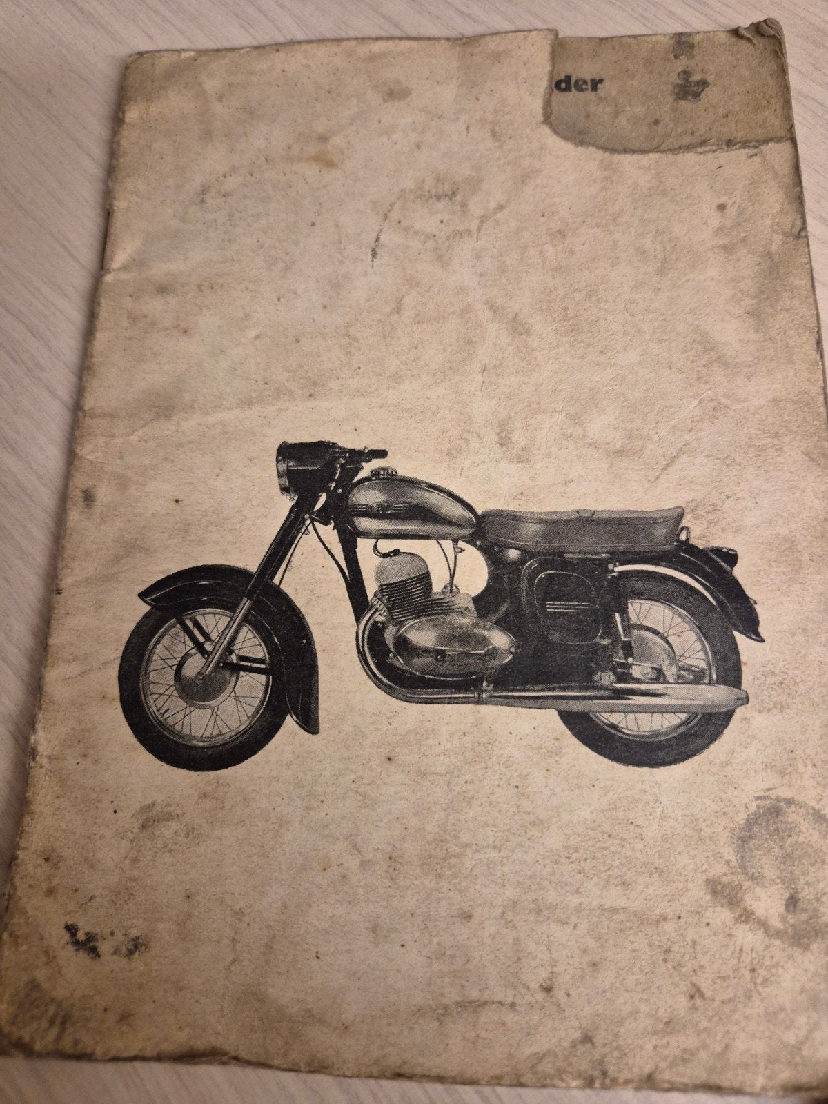jaren60 Jawa 250 motor handleiding instructieboek werkplaats, Motoren, Ophalen of Verzenden, Overige merken