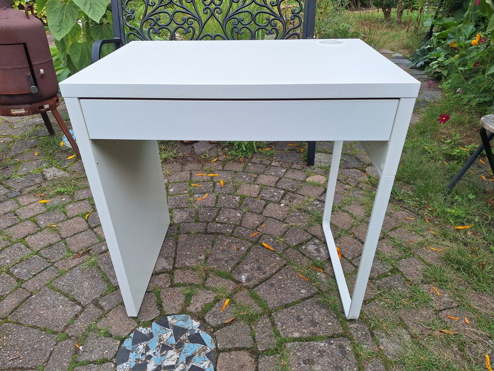 Ikea Micke bureau, Ophalen, 50 tot 100 cm, Zo goed als nieuw, Rechthoekig