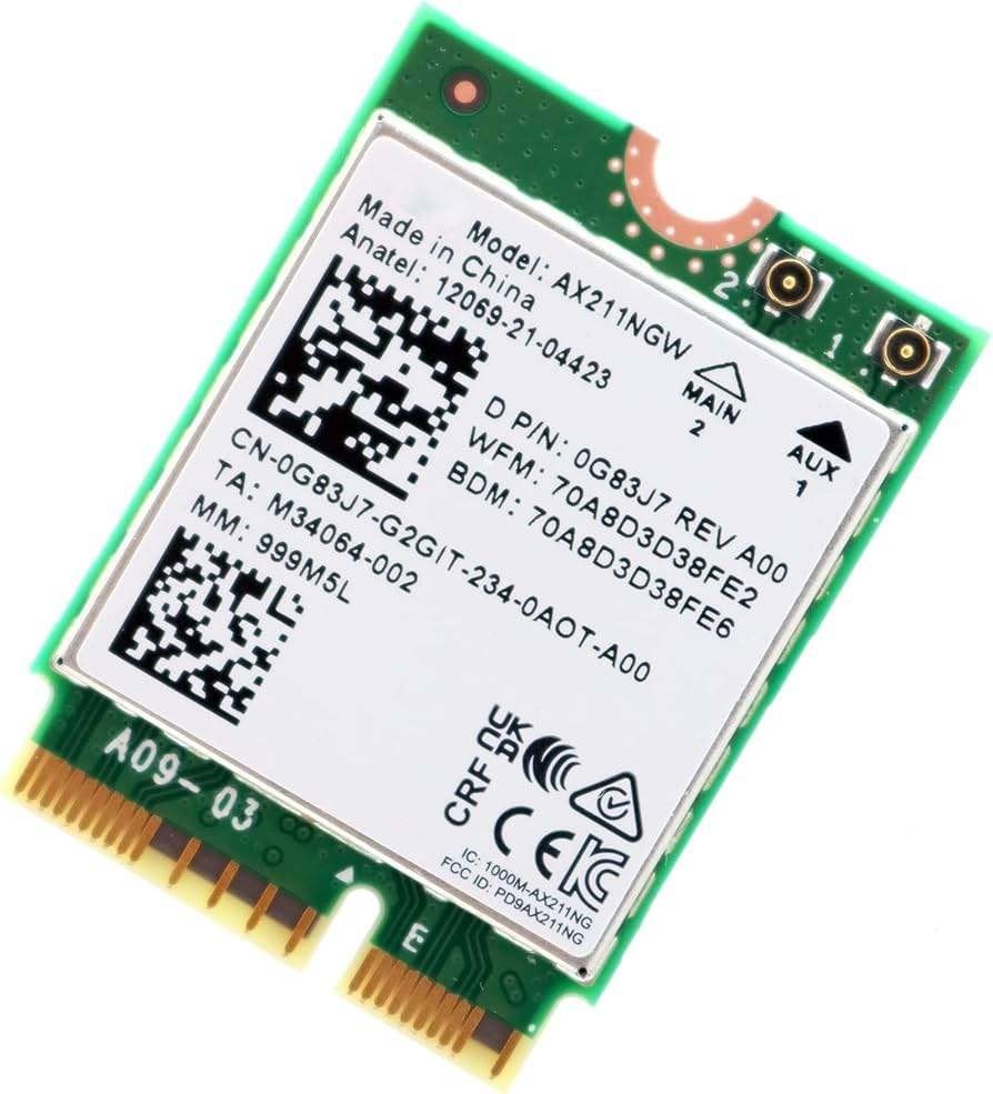 G86C00081410 AX211NGW ASUS WIRELESS CARD BLUETOOTH, Computers en Software, Netwerkkaarten, Facturen@maascomputers.nl, Ophalen of Verzenden