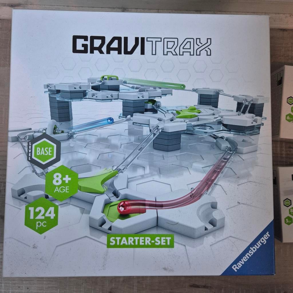 GraviTrax Starter Set met Zipline en Trampoline uitbreiding, Ophalen of Verzenden, Zo goed als nieuw, Overige merken