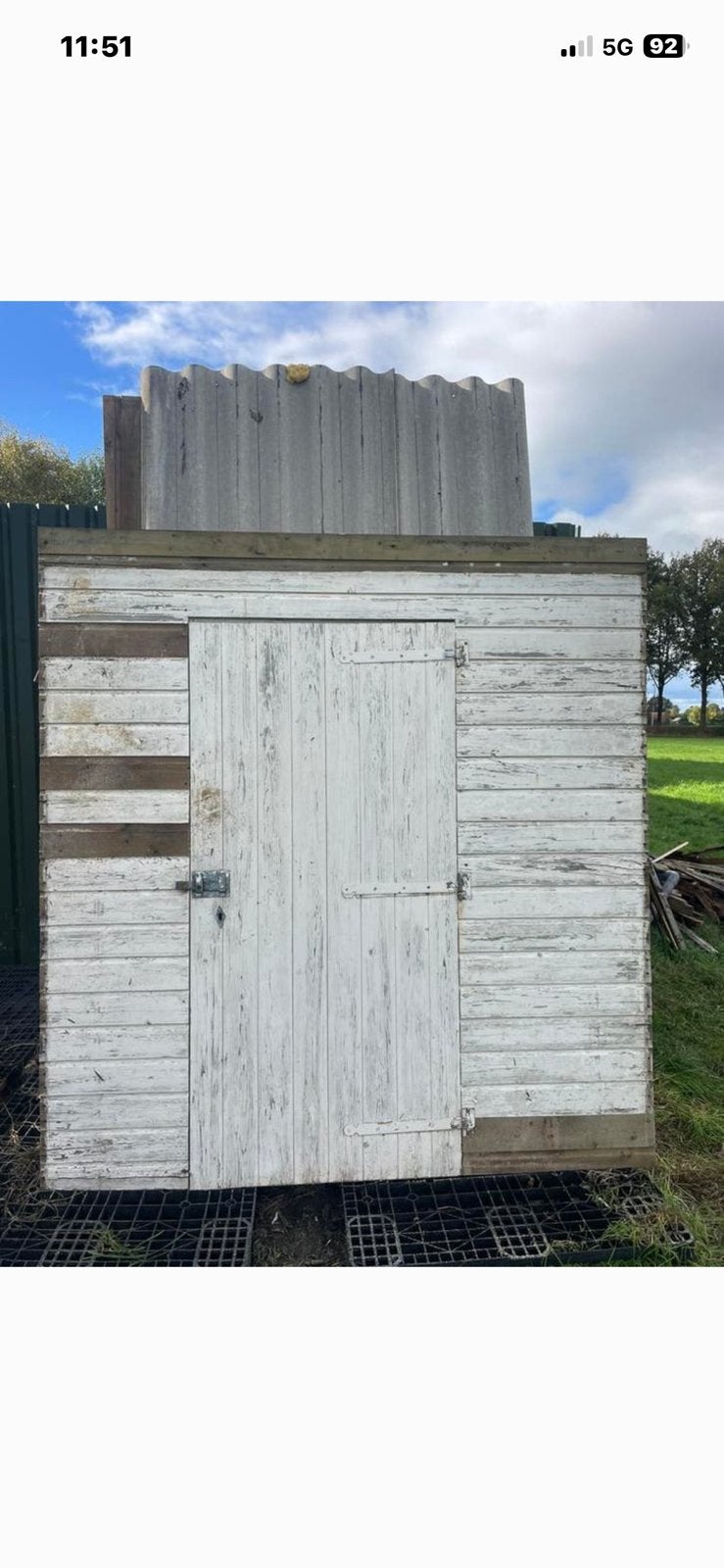 Blokhut tuinhuis hondenhok kippenhok opslaghok, Minder dan 250 cm, Blokhut, Ophalen of Verzenden, Zonder ramen