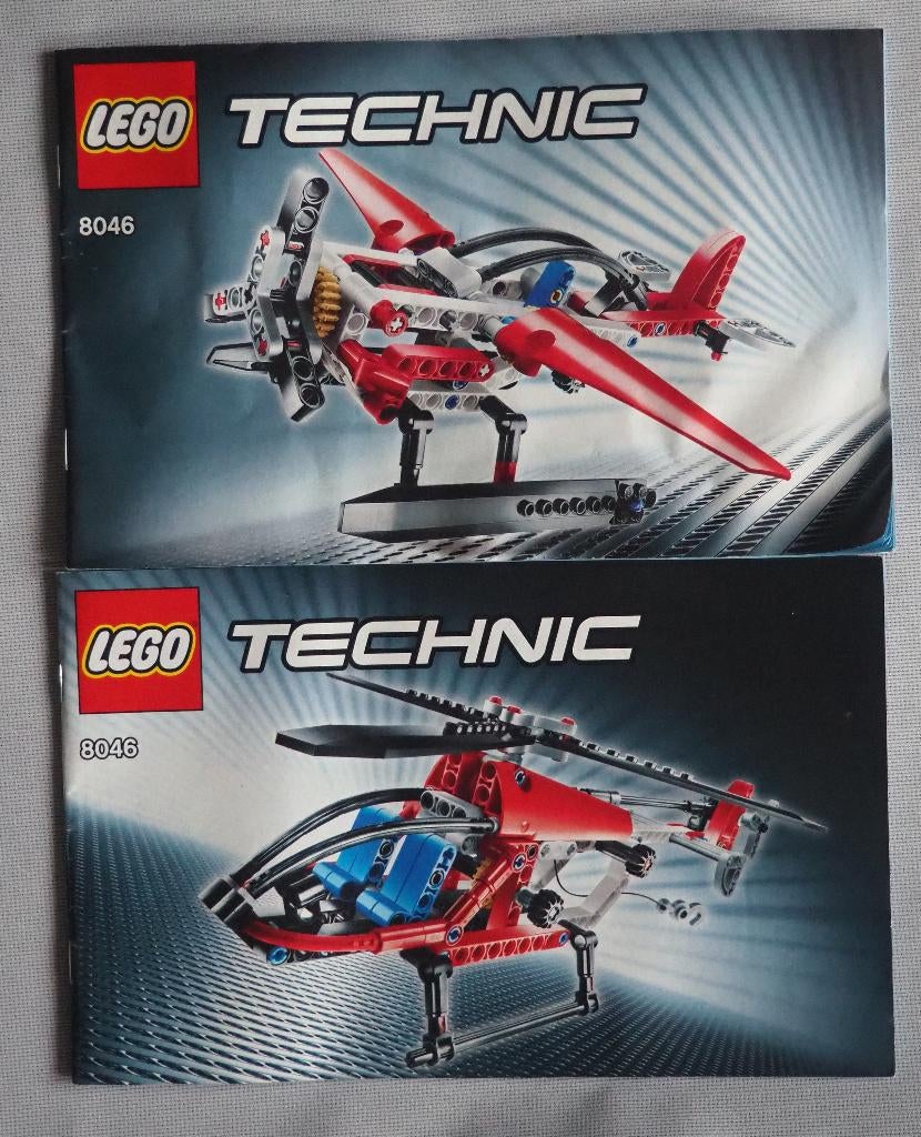 Lego Technic: 8046-1 Helicopter, Gebruikt, Lego, Compleet, Ophalen of Verzenden