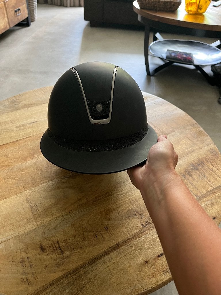 Cap Samshield Custom Miss Shield 2.0 Maat M, Ophalen, Dressuur, Zo goed als nieuw, Rijhelm/cap