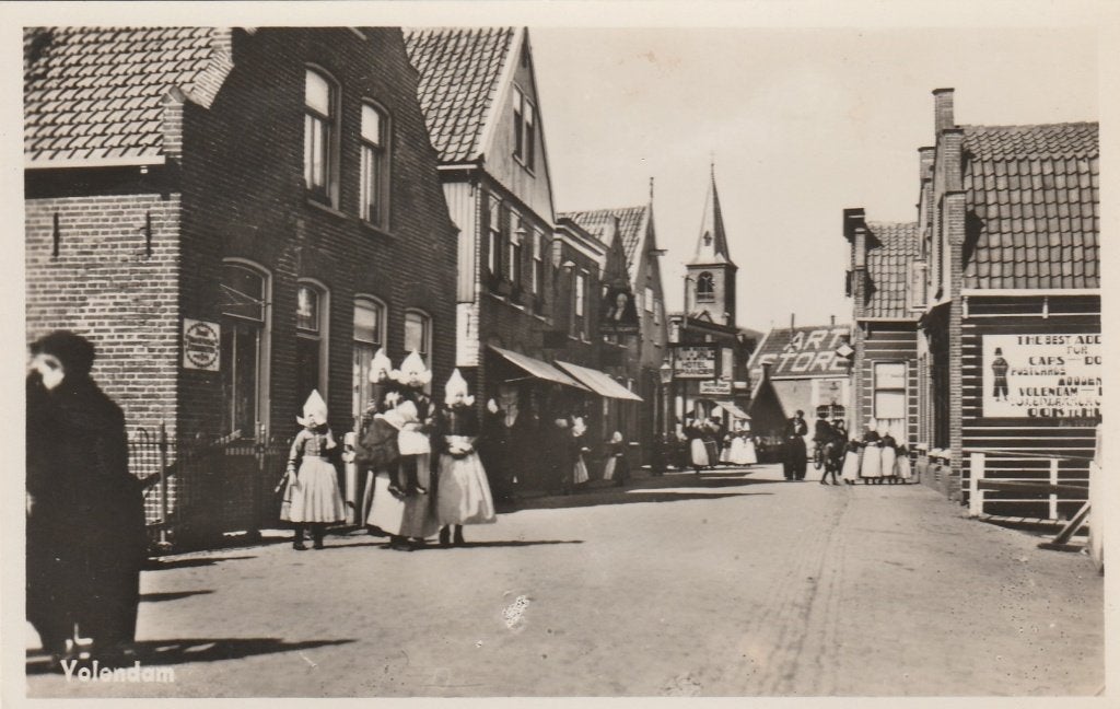 VOLENDAM Dijk Klederdracht, Verzenden, 1920 tot 1940, Ongelopen, Noord-Holland