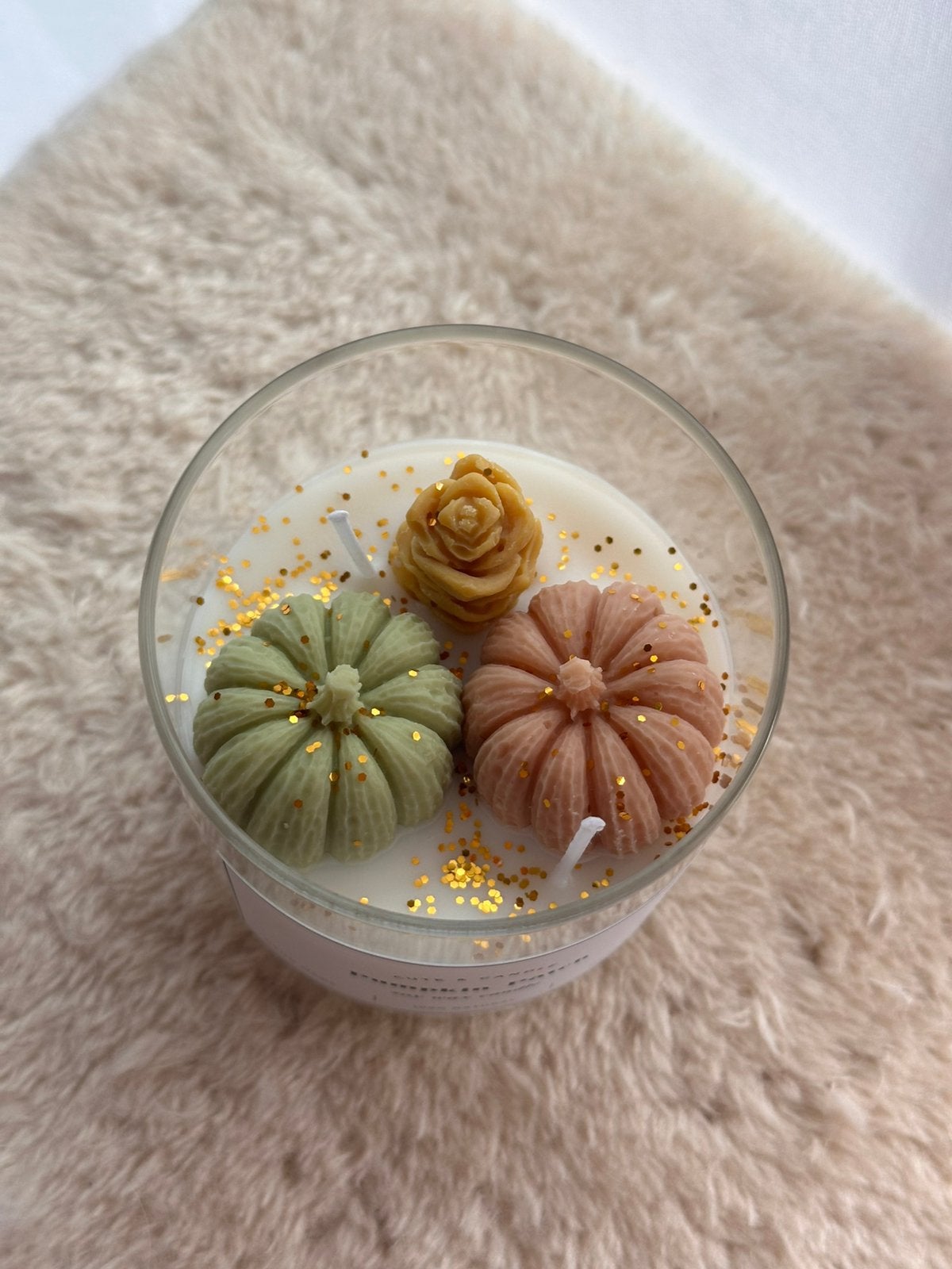 Pumpkin Soy Wax Candle in Jar, Meerkleurig, 8 cm, Nieuw, Ophalen of Verzenden