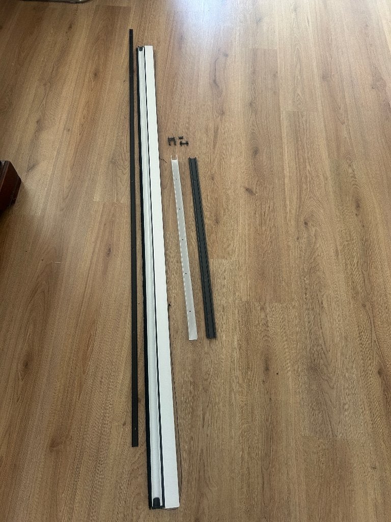 Bruyzeel plissé hordeur 200 x 80, Doe-het-zelf en Verbouw, Ophalen, Kunststof, 80 tot 100 cm, Hordeur