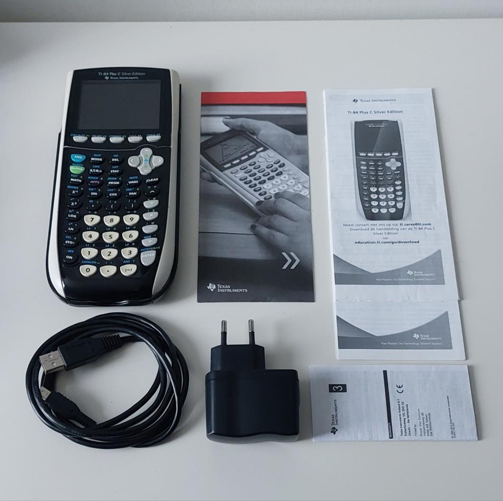 Texas Instruments TI-84 Plus C Silver Edition, Diversen, Ophalen of Verzenden, Grafische rekenmachine