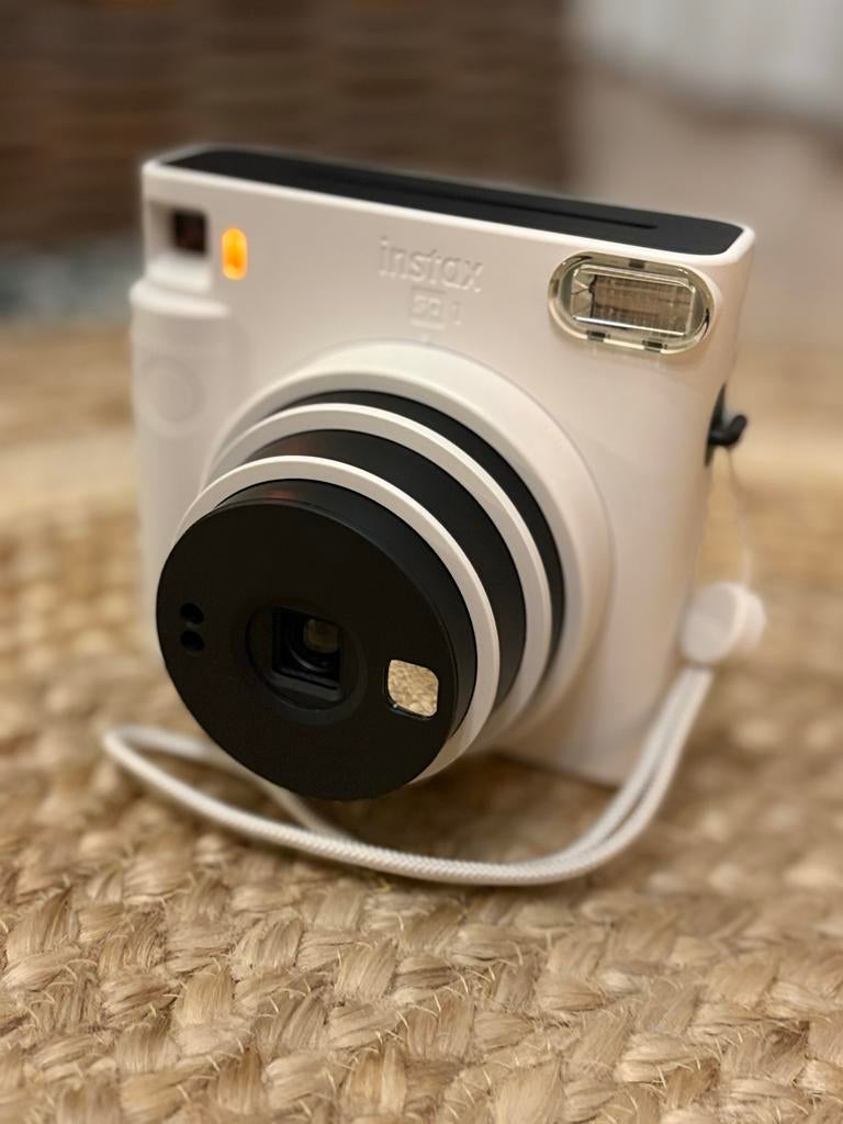 Fujifilm Instax SQ1 Instant Camera - Wit, Ophalen of Verzenden, Zo goed als nieuw, Polaroid, Fuji