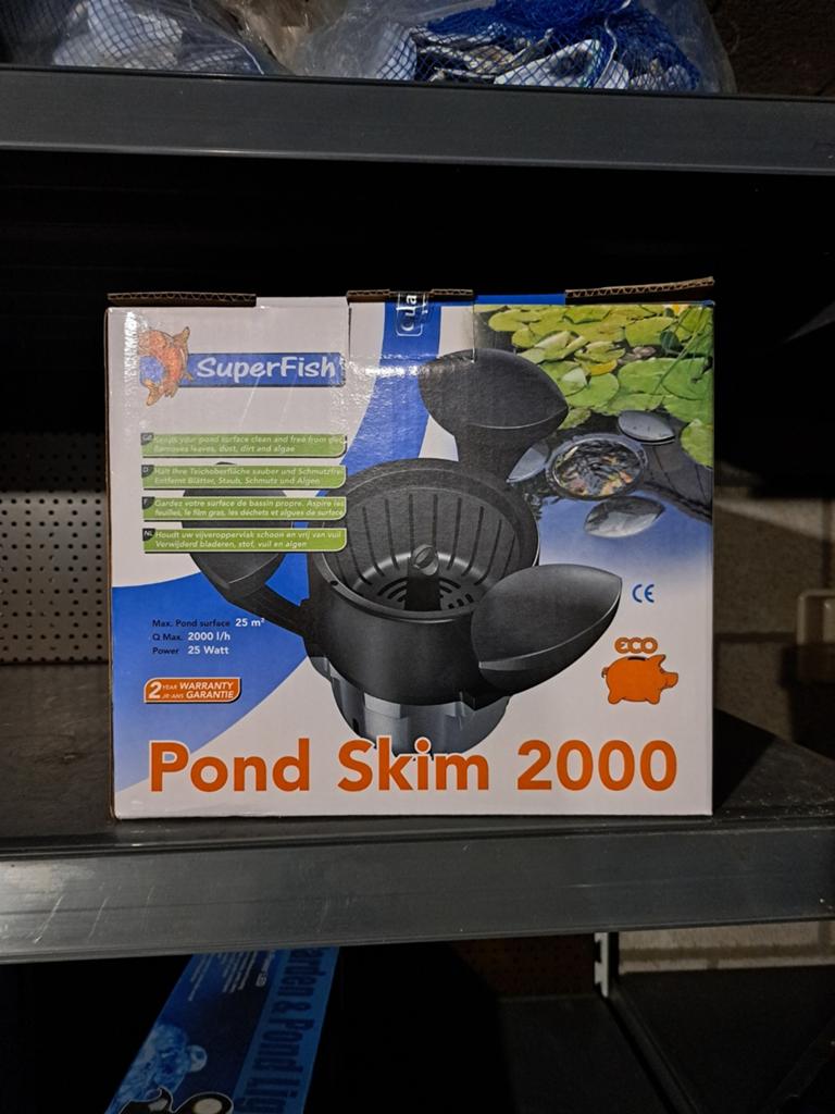 SuperFish Pond Skim 2000 Vijver Skimmer - Nieuw in Doos, Ophalen of Verzenden, Nieuw, Overige typen