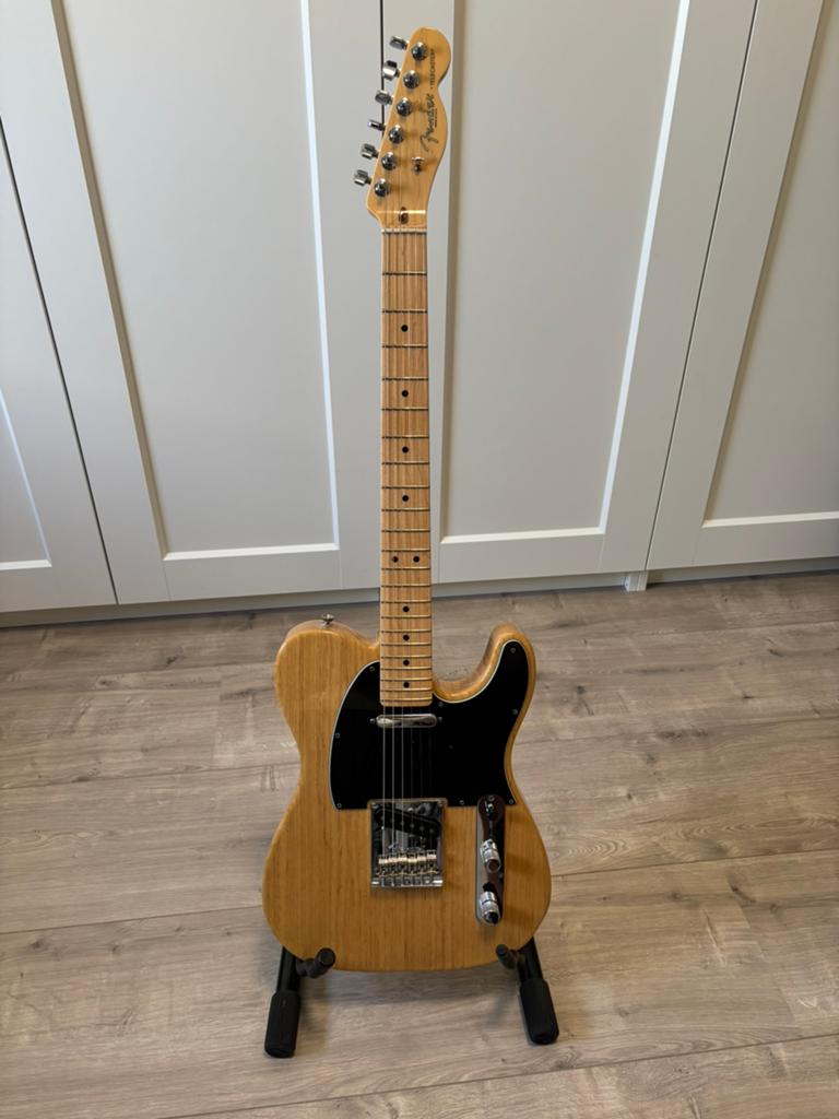 Fender Telecaster American Standard Naturel met koffer, Muziek en Instrumenten, Ophalen, Zo goed als nieuw, Solid body, Fender