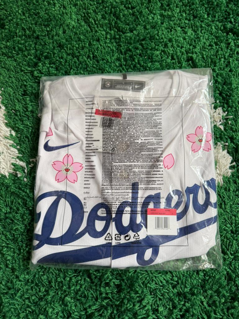 Nike x Takashi Murakami x Dodgers MLB Home Jersey L, Ophalen of Verzenden, Nieuw, Maat 52/54 (L), Wit