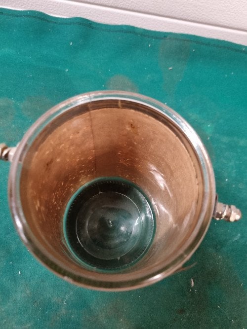 pot glas met kurk en touw, Huis en Inrichting, Ophalen of Verzenden, 'T Olde Gre-j, Info@toldegrej.nl, Endepoelstraat 20f Didam