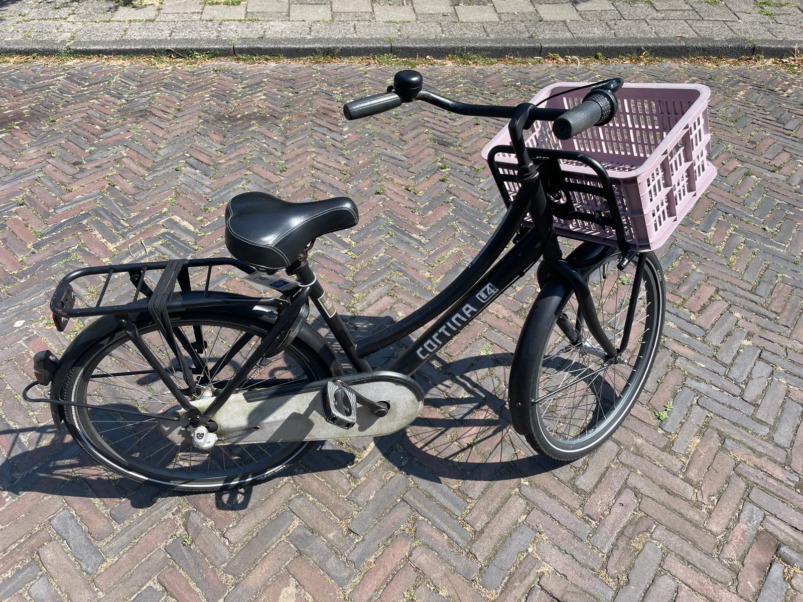 Cortina U4 Transportfiets Dames 24inch, Terugtraprem, Gebruikt, 47 tot 50 cm, Versnellingen