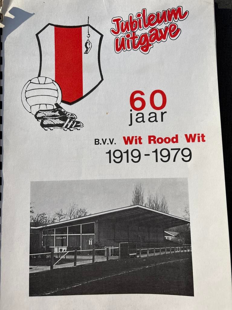 Jubileumuitgave B.V.V. Wit Rood Wit 1919-1979, Ophalen of Verzenden