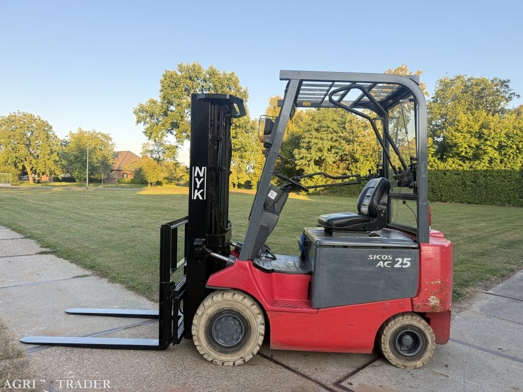 Nyk 2500KG elektrisch 470cm freelift Sideshift 2200uur BJ201, Info@vanbeurdenheftrucks.nl, Nichiyu, Heftruck, Ophalen of Verzenden