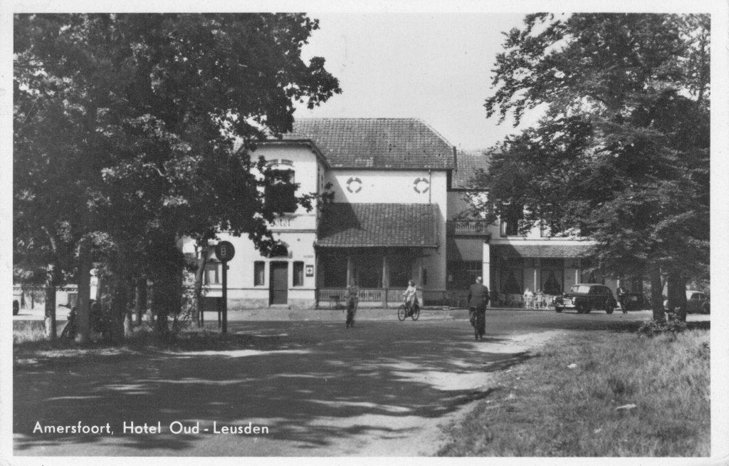 Amersfoort Hotel Oud Leusden, Verzenden, 1940 tot 1960, Gelopen, Utrecht