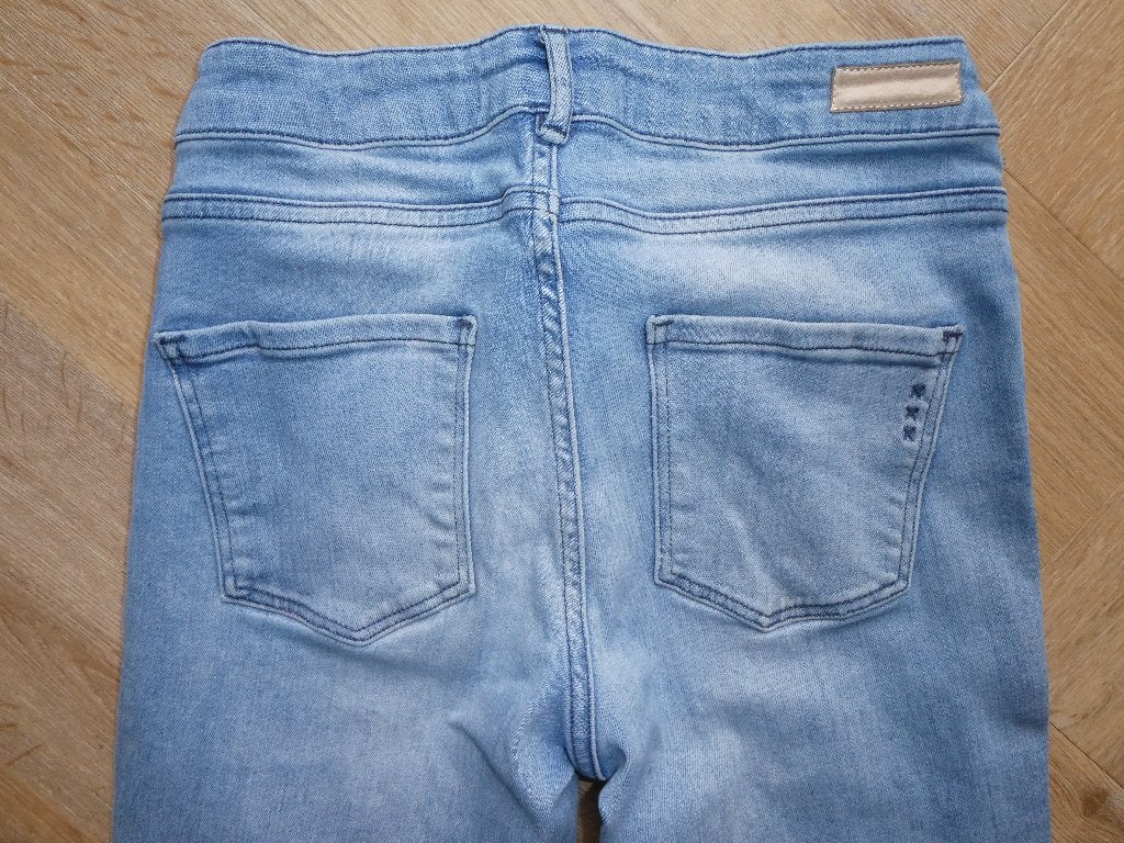 Maison Scotch Maison Mid Rise Skinny spijkerbroek maat 27-32, Blauw, Zo goed als nieuw, W27 (confectie 34) of kleiner, Maison Scotch