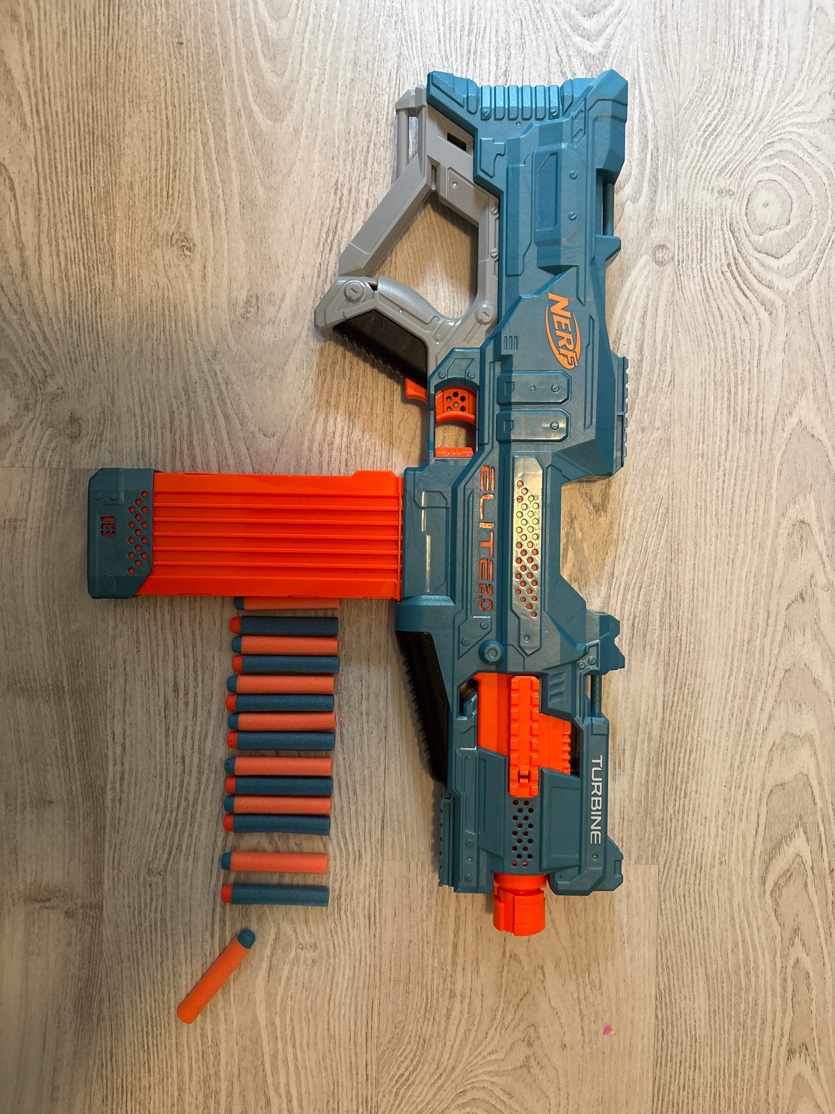 Nerf Elite 2.0 Turbine CS-18 Blaster met Darts, Ophalen of Verzenden, Gebruikt, Jongen of Meisje