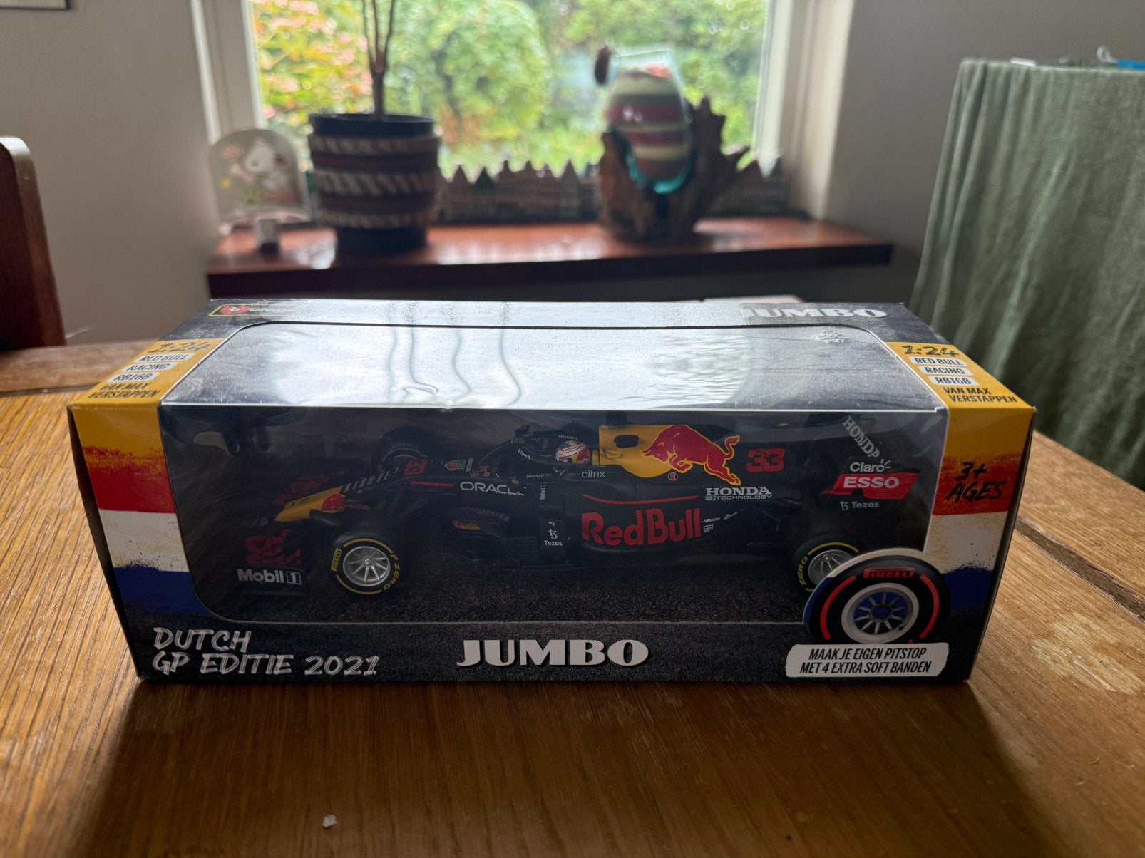 Red Bull Max Verstappen Jumbo 1:24 2021, Ophalen of Verzenden, Nieuw, Auto, Overige merken