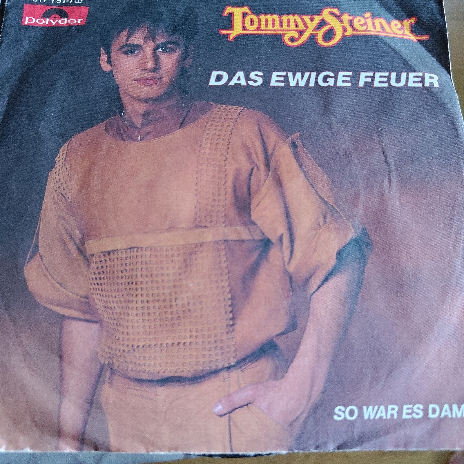 Tommy Steiner - Das Ewige Feuer So War Es Damals (Vinyl Sin, Ophalen of Verzenden, Gebruikt, 7 inch, Schlager