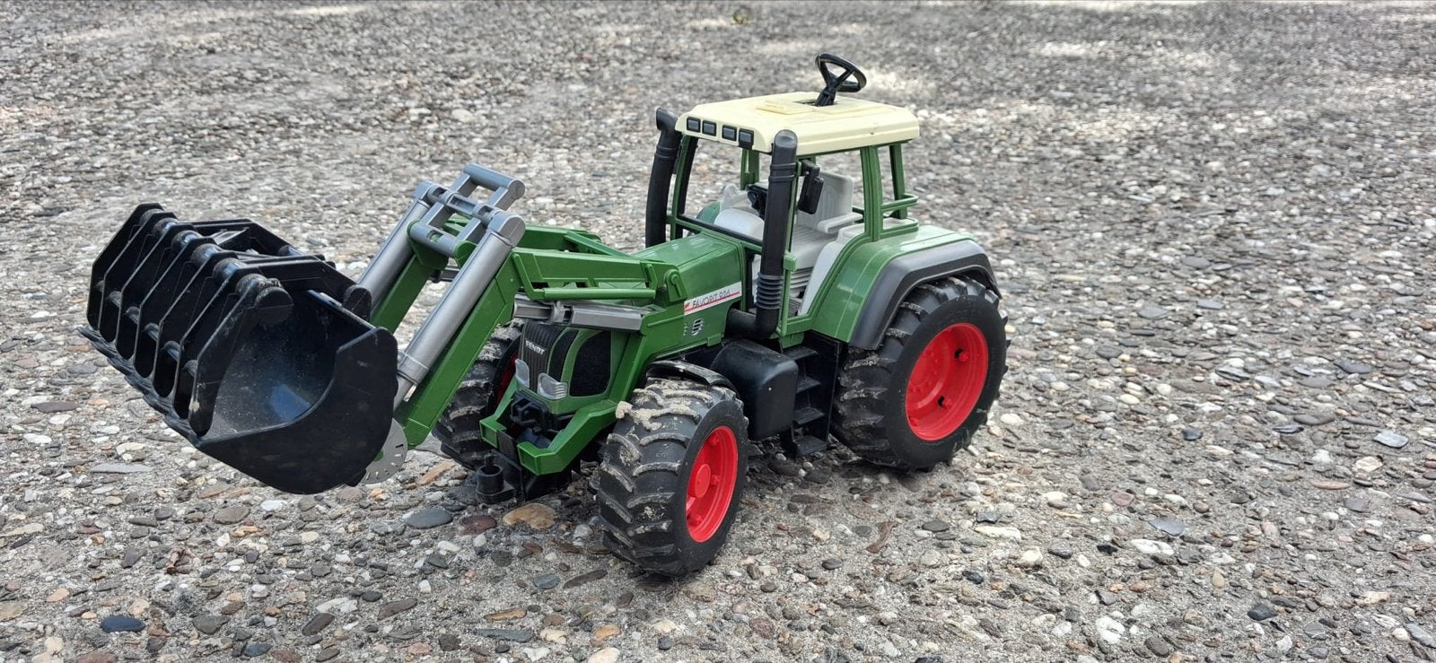 Bruder Fendt tractor met voorlader - Speelgoed, Gebruikt, 1:32 tot 1:50, Overige typen, Ophalen