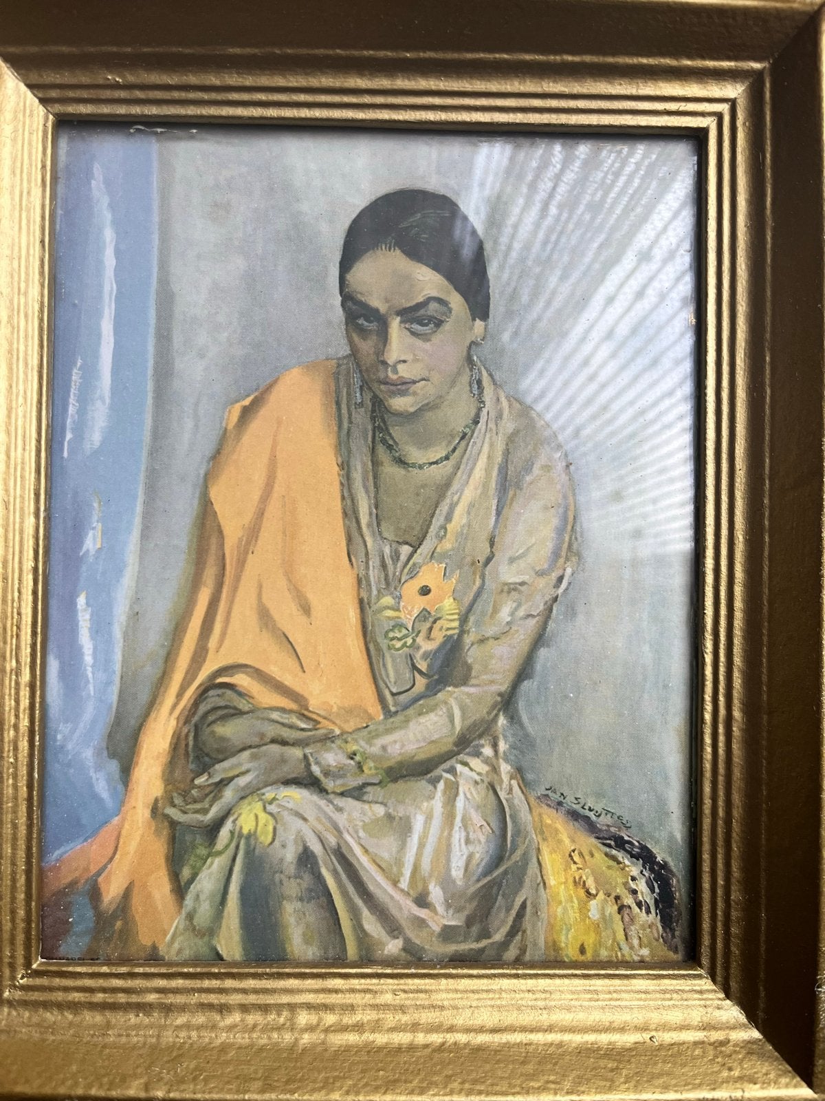 Portret van een dame, gesigneerd Jan Sluijters, Ophalen, Doek, Portret of Personen, Gesigneerd