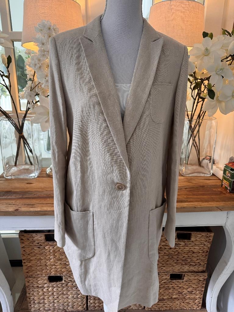 Chique, Beige, zomerjas Marc O'Polo, 36-38/S, t.w.v. 299,90, Verzenden, Nieuw, Maat 36 (S), Beige