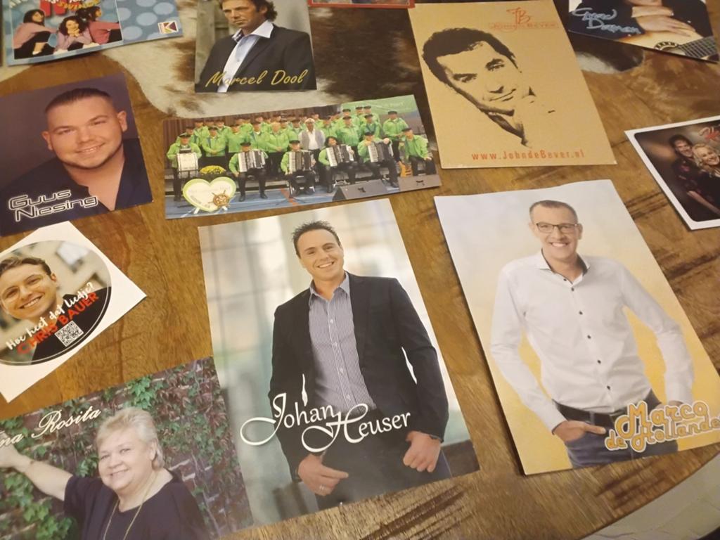 Fotokaarten artiesten 75 stuks, Ophalen of Verzenden, Foto of Kaart