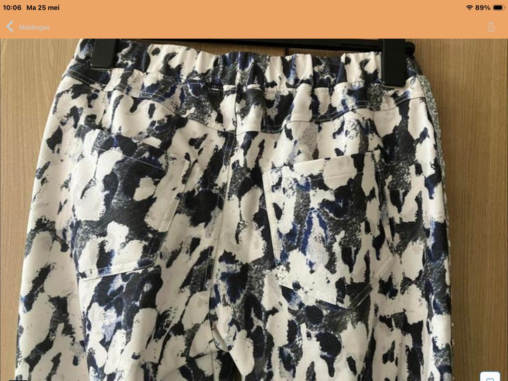 Broek Rick Cardona New York mt. 38 met pailletten, Maat 38/40 (M), Verzenden, Zwart, Nieuw