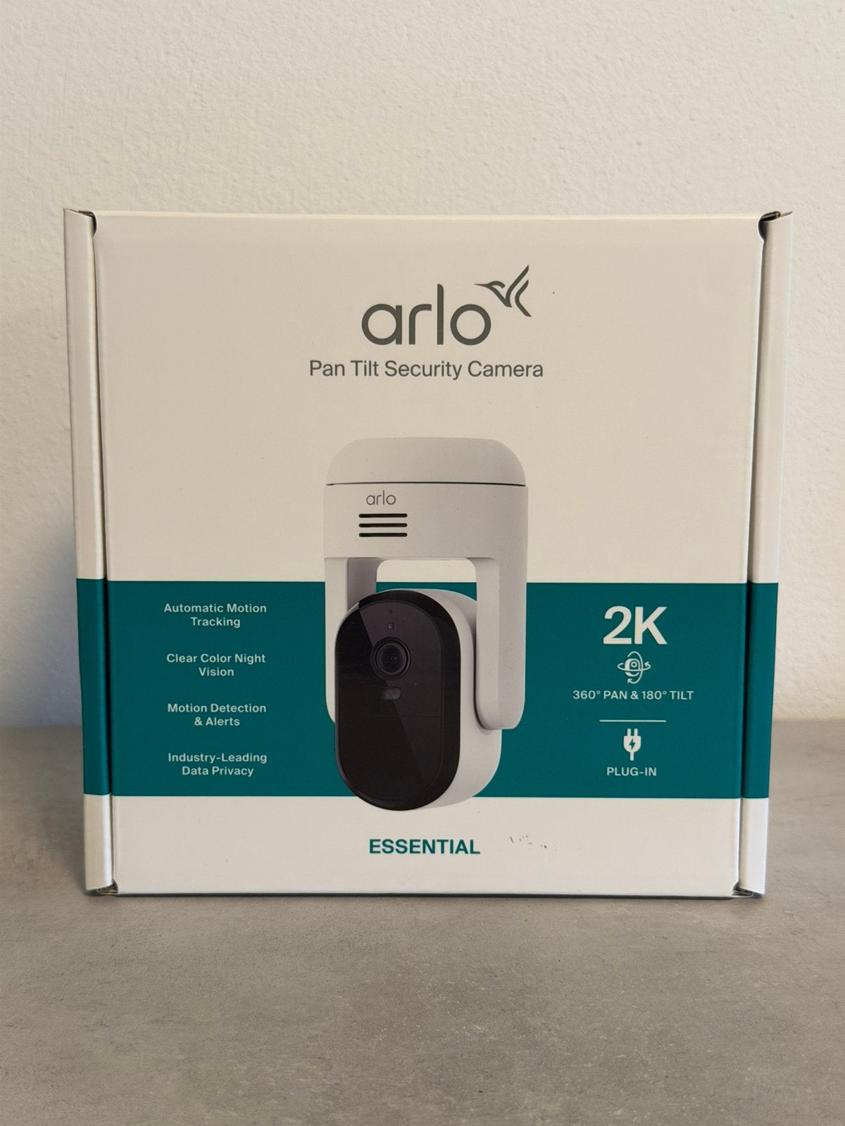Arlo Essential Pan Tilt Security 2K Camera, Audio, Tv en Foto, Videobewaking, Nieuw, Binnencamera, Ophalen of Verzenden