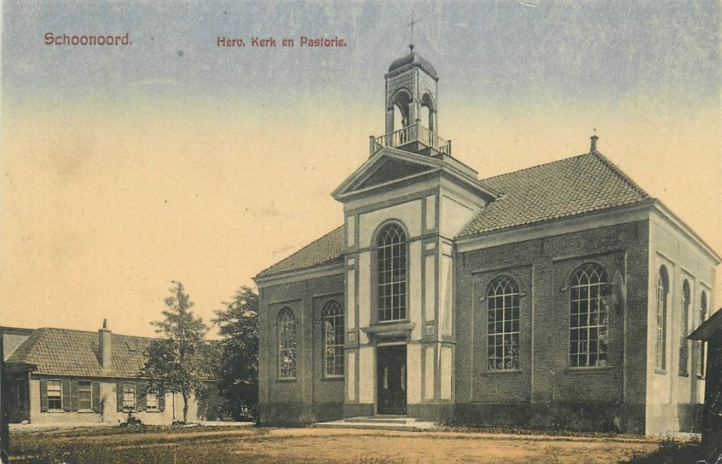 702-036-019 Schoonoord Herv Kerk, Verzenden, Voor 1920, Gelderland