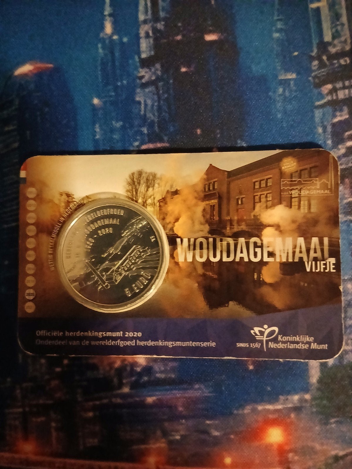 Woudagemaal Vijfje 2020 - Koninklijke Nederlandse Munt, Ophalen of Verzenden, Koningin Beatrix, Euro's, Losse munt